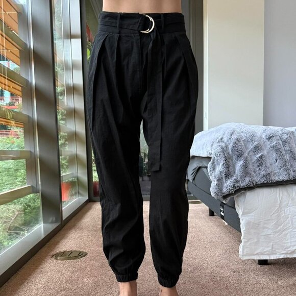 Tularosa Black Trousers With Belt - Picture 1 of 5